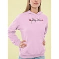 thumbnail image 2 of Stay True Arrow And Daisy Hoodie Women -Image by Shutterstock, Female 3X-Large, 2 of 4