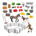 thumbnail image 2 of Juego de caballo y jinete, juego de simulación, adornos, figuras de acción, colección, juguete ecuestre realista para niños de 3, 4, 5, 6 y 7 años 10207, 2 of 10