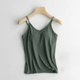 thumbnail image 3 of Weikingp Cooling Shirts For Women Going Out Tops Sleeveless Tops for Women Summer Tops For Teens Trendy Plus Size Sleeveless Blouse Green S, 3 of 8