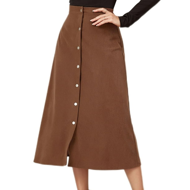 Cord top skirt xl