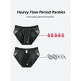 thumbnail image 3 of 6-Pack Absorbable  Physiological Leak Proof Underwear For Women，Comfortable And Elastic Close Fitting Physiological Underwear Suitable For Women's Menstrual Period Leak Proof Triangle Underwear, 3 of 10