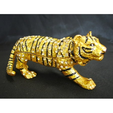 Bejeweled Cloisonne Tiger