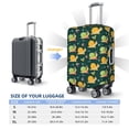 thumbnail image 4 of Gukieu Snails And Butterfies Print Suitcase Protective Cover, Elastic Zipper Buckle Suitcase Protective Cover, Suitable for Travel, Business Trip-Medium, 4 of 7