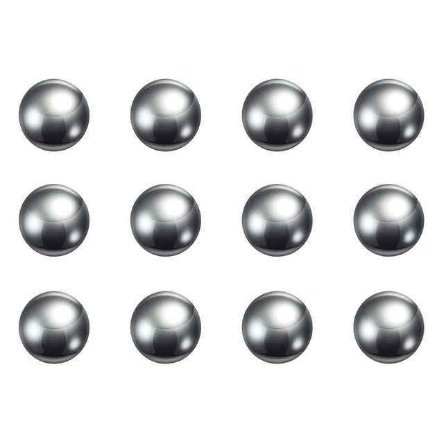 Unique Bargains Boules de Précision 1/4 Pieds Diamètre 316L Acier Inoxydable pour Roulements Lot de 12
