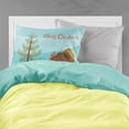 thumbnail image 2 of Carolines Treasures BB9357PILLOWCASE French Turkey Dindon Christmas Fabric Standard Pillowcase Teal Standard multicolor, 2 of 2
