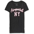 thumbnail image 2 of Aeropostale Womens Logo NY Embellecido Camiseta, Negro, Grande, 2 of 2
