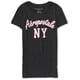 thumbnail image 2 of Aeropostale Womens Logo NY Embellecido Camiseta, Negro, Grande, 2 of 2
