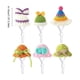 thumbnail image 5 of Mini gorro de punto con forma de estatua de ganso y correa ajustable, gorro de ganchillo de ganso para escritorio, accesorio para disfrazarse en fiestas navideñas., 5 of 7