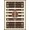 Brown Cream, Pattern 12, variant on Design&I 8'x10' Washable Area Rug Shaped Soccer Beast Pentagon Motif Graphic Footboard Football for King Size Bedroom, Under Bed, Sleek Flatweave Pet Friendly