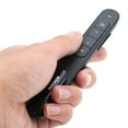 thumbnail image 3 of 2.4GHz Wireless PowerPoint Clicker Remote Controller Flip Pen Pointer Handheld PPT Presenter Unibody 10m Controlling Range black, 3 of 6