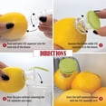 thumbnail image 6 of Qiopertar Manual Citrus Juicer, Lemon Orange Hand Press Juicer for Fresh Juice, Efficient Kitchen Gadget for Lemons Limes Oranges, Compact Countertop Fruit Squeezer Tool, Yellow, 6 of 6