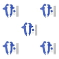 thumbnail image 1 of Riwesomey Tableros de motocicleta Placas protectoras superiores para Crf300L Motos Azul Type2 NO2, 1 of 1