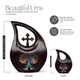 thumbnail image 2 of Forest Tree-generative-ai urn - urns for adults men & womem - burial urns for cremated remains - urns for ashes small - decorative urns - adult urns for human ashes (Combo - 10" & 4", 2 Pcs), 2 of 2