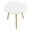 White, variant on Household Small Apartment Dining Table, Round Kitchen Table with Wood Legs, Kitchen Living Room Leisure Coffee Table