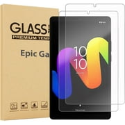 elitegadget 2 Pack Glass Screen Protector For TCL TAB 8 Gen 2 8.7" Tablet (2024) - Tempered Glass Film/High Definition/9H Hardness