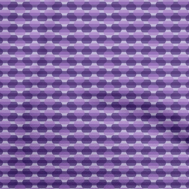oneOone Rayon Purple Fabric Abstract Sewing Craft Projects Fabric Prints By Yard 56 Inch Wide