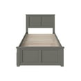thumbnail image 6 of Madison Platform Bed with Matching Foot Board with Twin Size Urban Trundle Bed in Multiple Colors and Sizes, 6 of 7