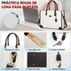 thumbnail image 5 of Bolsa Para Laptop 15.6 Casual Elegante Tote, Blanco/Negro, 5 of 5