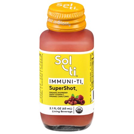 Sol-Ti Immuni-ti SuperShot Organic Raspberry Living Beverage 2.1 fl oz