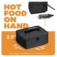 thumbnail image 3 of KriKac Mini Portable Electric Lunch Box Food Heater - Innovative Food Warmer and Heated Lunch Box for Adults Car/Home - Easily Cook, Reheat, and Keep Your Food Warm - Black (12V), 3 of 4