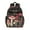Red Mushroom Fantasy, variant on Red Mushroom Floral Light Beige Pattern Backpack for School,Cute School Bag,Schoolbag with Adjustable Shoulder Straps & Padded Back,15.25"x11.5"x5.25"