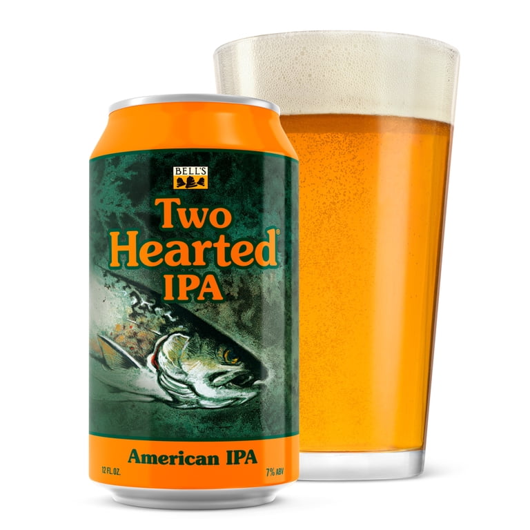 Bell's Two Hearted IPA Craft Beer, 12 Pack, 12 fl oz Cans, 7% ABV
