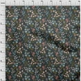 thumbnail image 4 of oneOone Viscose Jersey Gray Fabric Floral Sewing Material Print Fabric By The Yard 60 Inch Wide, 4 of 4