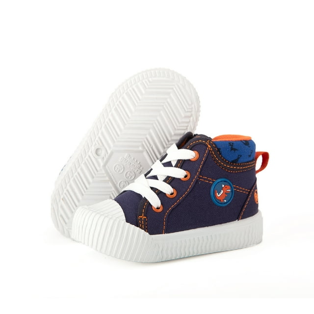 Tenis Bubble Gummers® Puntera Dinosaurio Taipei Mezclilla Para Niño