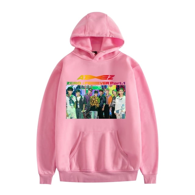 ATEEZ Mode Graphique Chandails à Capuchon Chemises à Manches Longues pour Unisexes Pulls Vintage