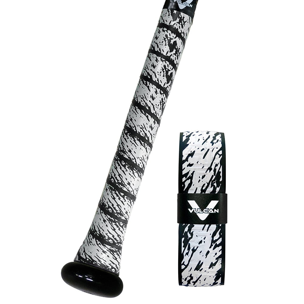 Black and White Skull Pattern Bat Grip Softball/Baseball Bat Grip Tape 1.1mm 