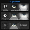 thumbnail image 3 of 100 LED Solar Wall Lights 1/2/4Pcs Outdoor Solar Lamp PIR Motion Sensor Solar Powered Sunlight Street Light for Garden Light, 3 of 7