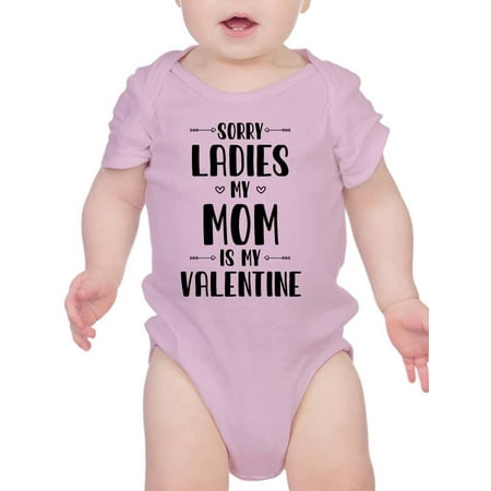 

My Mom Is My Valentine Bodysuit Infant -Smartprints Designs Newborn
