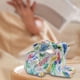 thumbnail image 2 of Estatua de conejo, figura de conejo colorida para decoración de entrada de oficina, regalo de Pascua Acuarela mintiendo, 2 of 8