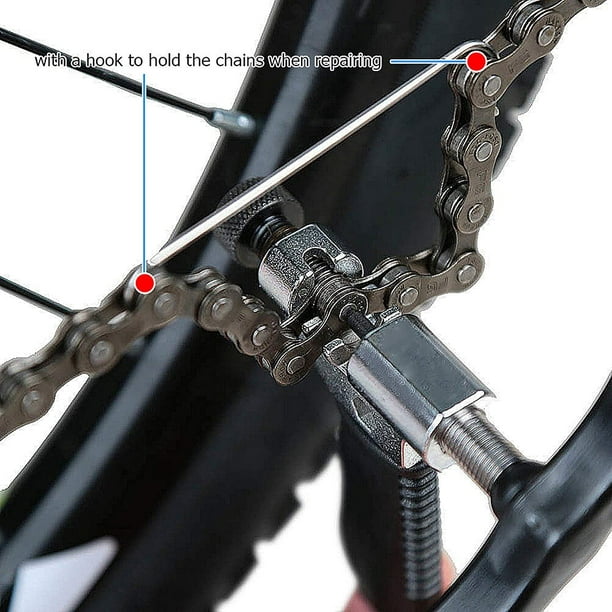 Dérive chaine pour rivets d'une chaine de vélo
