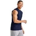 thumbnail image 4 of Hanes Essentials Men's Muscle Tank Sleeveless Tee Workout Gym Crewneck Midweight, 4 of 5