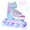 Purple, variant on Girls Inline Skates for Kids Boys, 4 Sizes Adjustable Butterfly Blades Skates with All Light up Wheels Purple