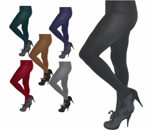 Royal Cult Womens Skinny Fit Fleece Tights 3-Pack Black Medium / large