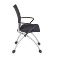 thumbnail image 5 of Regency Kobe 84" Flip Top Mobile Training Table- Beige & 3 Apprentice Chairs- Black, 5 of 9