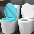 thumbnail image 4 of Cushion,Soft Toilet Seat Oval Toilet Seat Soft Elongated Vinyl Toilet Seat Soft Vinyl With Comfort Foam Cushioning Fits All Standard Size Fixtures Easy To Install by Wuxinga, 4 of 4