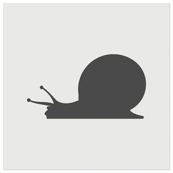 Snail On the Move Solid DIY Cookie Wall Craft Stencil - 4.5 Inch