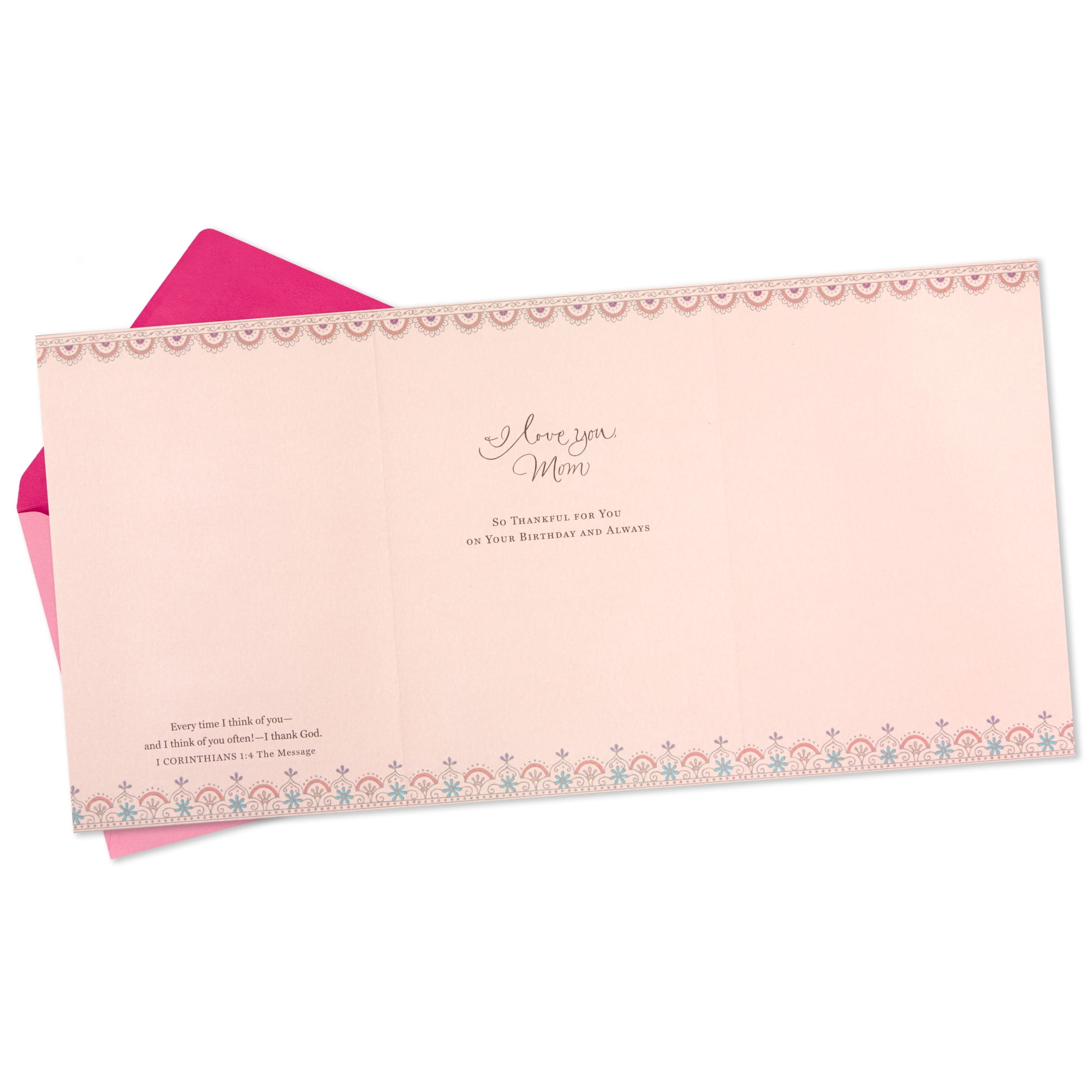 DaySpring Religious Birthday Card for Mom (After All These Years), 1 count