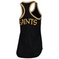 thumbnail image 2 of Women's G-III 4Her by Carl Banks Black New Orleans Saints Tater Tank Top, 2 of 3
