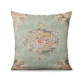 thumbnail image 3 of Exprimez Votre Hippie Soul : Ensemble de 2 Housses de Coussin Décor Boho Rétro Mandala Floral 18x18, 3 of 7