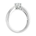 thumbnail image 2 of 14K White Gold 6-Prong Set Diamond Solitaire Engagement Ring Band (0.27 Carat) (Ring Size 6.75), 2 of 4