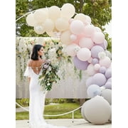 8x6FT White Flower Backdrop Wedding Backdrop Sweet Simple White Flower Backdrops for Wedding Decoration Mothers Day Party Supplies