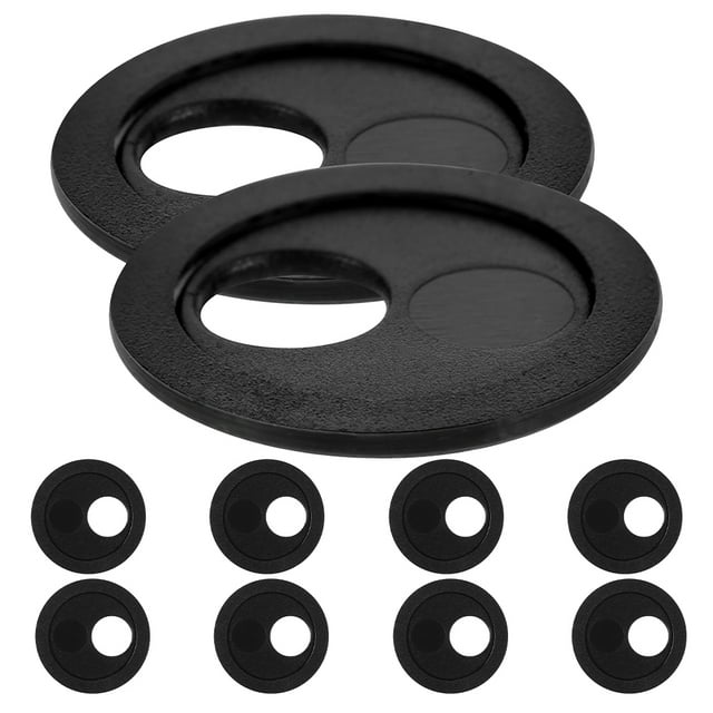 Minkissy 9Pcs Black Round Abs Camera Privacy Cover for Laptop Cell Phone Tablet Notebook Everyday Use 1.20X1.20X0.04in