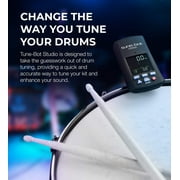 Tune-bot Studio TBS-001 Digital Drum Tuner Clip-On Tuner for Acoustic Drum Kits, Precision Drum Tuning with Save & Recall Function