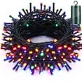 thumbnail image 1 of Toodour Battery Christmas Lights, 68.9ft 200 LED Christmas String Lights with 8 Modes, Timer, Waterproof Battery Operated String Lights for Home, Garden, Party, Holiday, Xmas Decorations (Multicolor), 1 of 8