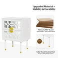 thumbnail image 6 of Ktaxon 2-Drawer Nightstand, Side Table End Table with Charing Station, White, 6 of 14