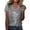 Grey, variant on Womens Tshirts Graphic Print V Neck Short Sleeve Tee Tops Stylish Soft Casual Daily Fashion Wear Pullover Tops